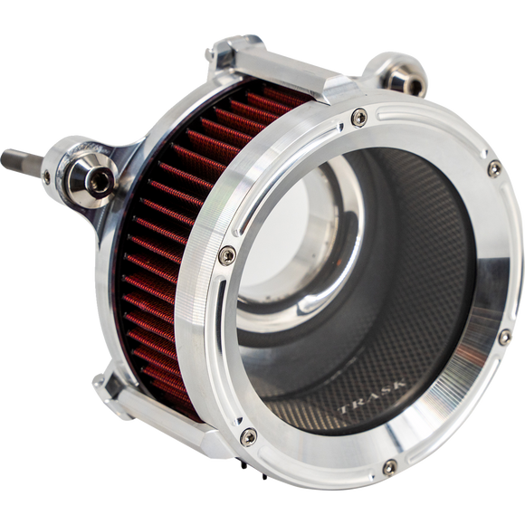 Trask Assault Charge high-flow air cleaner for 2017-2024 Harley-Davidson Milwaukee-Eight Softail and Touring motorcycles