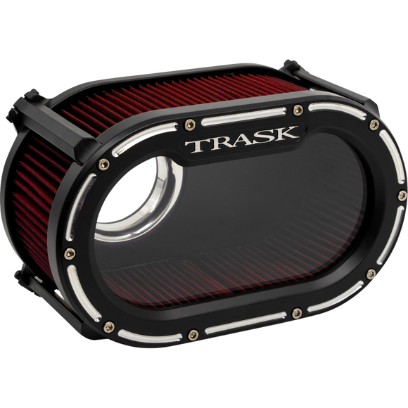 Trask 68mm Assault Charge air cleaner for high-performance Harley-Davidson CVO and Touring models
