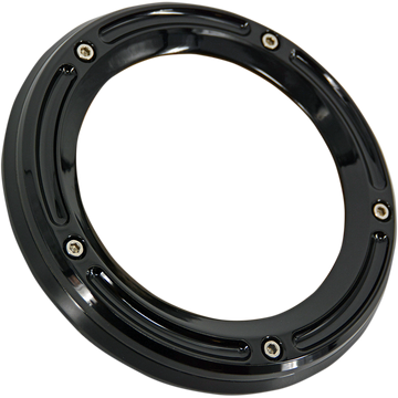 Trask Assault Derby Cover with LEXAN window for Harley Softail and Dyna