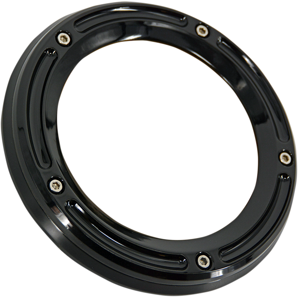 Trask Assault Derby Cover with LEXAN window for Harley Softail and Dyna