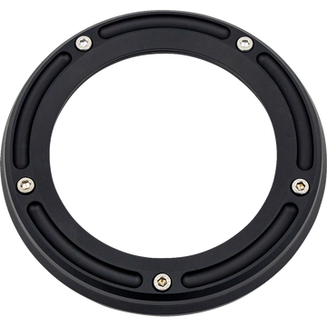 Trask Assault Derby Cover with LEXAN window for Harley Softail