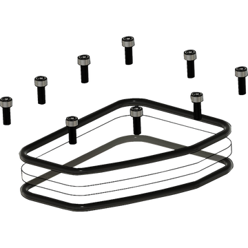 Trask Mystfree Kit machined billet aluminum for Harley Twin Cam Dyna Touring Softail