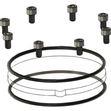 Trask Assault Series cam cover repair kit for Harley-Davidson Milwaukee-Eight engines