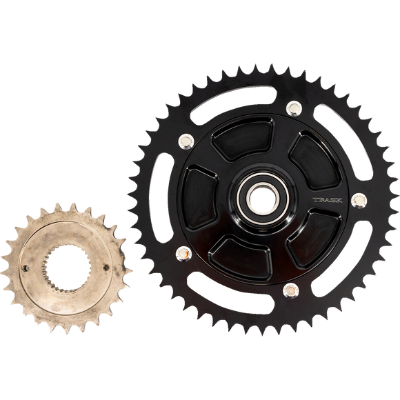 Trask 530 chain drive conversion kit with 51 tooth rear sprocket for Harley-Davidson Touring motorcycles