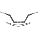 TRASK V-Line 1-1/4 inch handlebar black powder coat for Harley Dyna Softail Sportster V-Rod
