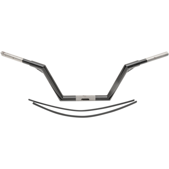 TRASK V-Line 1-1/4 inch handlebar black powder coat for Harley Dyna Softail Sportster V-Rod