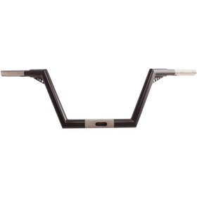 Trask V-Line 1-1/4 inch diameter handlebar in black powder coat finish for Harley-Davidson