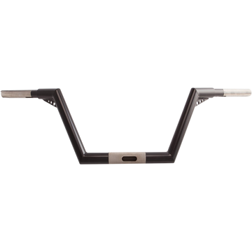Trask V-Line 1-1/4 inch diameter handlebar in black powder coat finish for Harley-Davidson