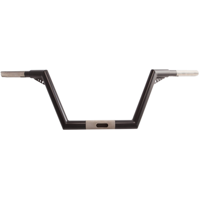 Trask V-Line 1-1/4 inch diameter handlebar in black powder coat finish for Harley-Davidson