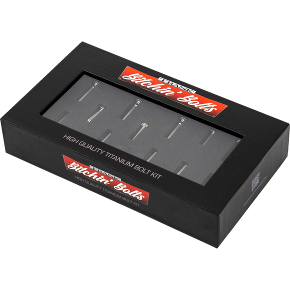 Trask Bitchin' Bolts titanium cam cover hardware kit for Harley-Davidson M8 Touring