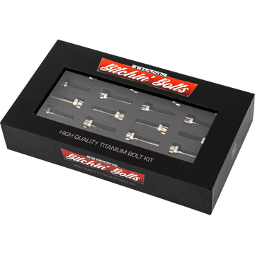 Trask Bitchin' Bolts titanium rocker box hardware kit for Harley-Davidson M8 Touring
