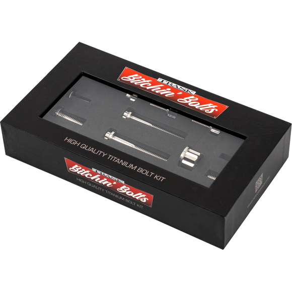 Trask Bitchin' Bolts titanium peg mount hardware kit for Harley-Davidson Touring motorcycles