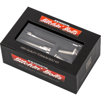 Trask Grade 5 titanium transmission hardware kit for Harley Touring