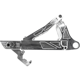 Trask TM3220 billet aluminum swingarm for Harley Softail 2018-2025