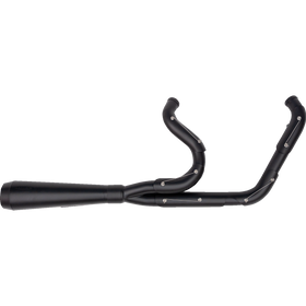 Trask Assault 2-into-1 black exhaust TM5020BKBK for Harley Dyna FXDB Street Bob FXDF Fat Bob 2006-2017