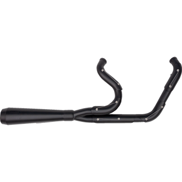 Trask Assault 2-into-1 black exhaust TM5020BKBK for Harley Dyna FXDB Street Bob FXDF Fat Bob 2006-2017