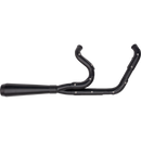 Trask Assault 2-into-1 exhaust system black for Harley Dyna 1991-2005