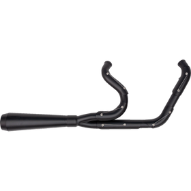Trask Assault 2-into-1 exhaust system black for Harley Dyna 1991-2005