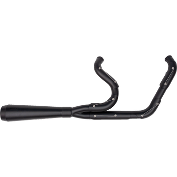 Trask Assault 2-into-1 exhaust system black for Harley Dyna 1991-2005