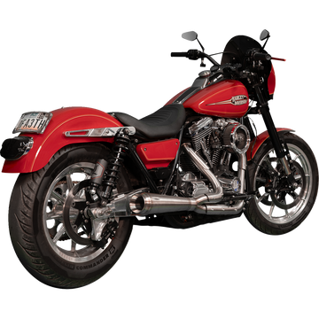 Trask Assault 2:1 exhaust for Harley Dyna Street Bob Fat Bob 2006-2017