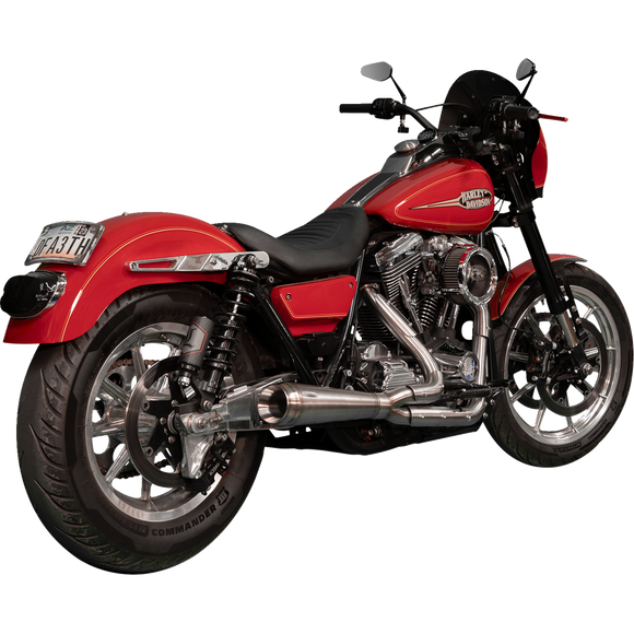 Trask Assault 2:1 exhaust for Harley Dyna Street Bob Fat Bob 2006-2017