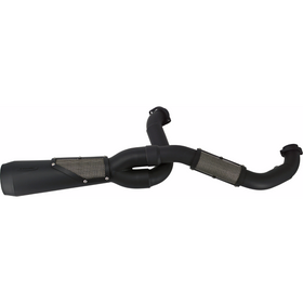 Trask Big Sexy TM5110BK black 2-into-1 exhaust system for Harley Touring