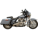 Trask Assault 2-into-1 black exhaust system for Harley-Davidson V-Rod