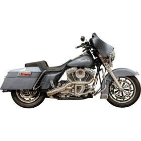 Trask Assault 2-into-1 black exhaust system for Harley-Davidson V-Rod