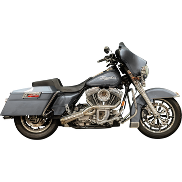 Trask Assault 2-into-1 black exhaust system for Harley-Davidson V-Rod