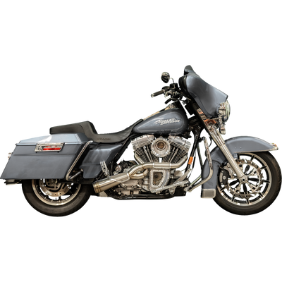 Trask Assault 2-into-1 black exhaust system for Harley-Davidson V-Rod
