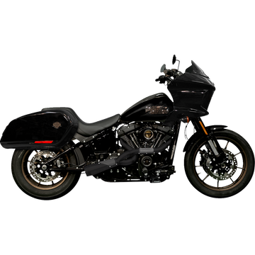 Trask Big Sexy 2-into-1 exhaust with three-step header for Harley Street Bob, Fat Bob, and Low Rider S