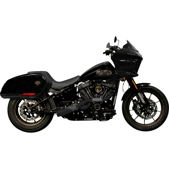 Trask Big Sexy 2-into-1 exhaust with three-step header for Harley Street Bob, Fat Bob, and Low Rider S