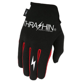 *FINAL SALE* THRASHIN SUPPLY CO. Stealth Gloves -Red Black