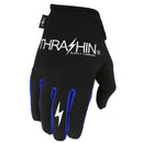 *FINAL SALE* THRASHIN SUPPLY CO. Stealth Riding Gloves Black Blue-1