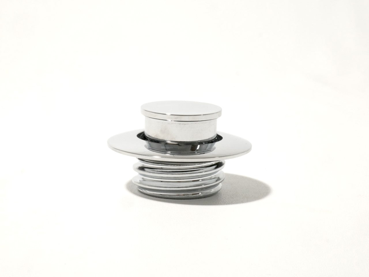 RWD V-Twin chrome gas cap adapter