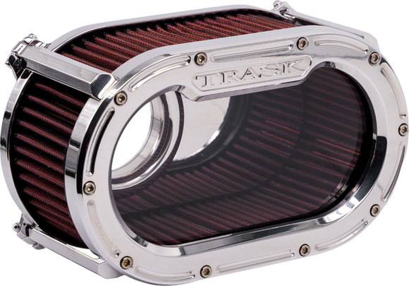 Trask 68mm Assault Charge air cleaner for high-performance Harley-Davidson CVO and Touring models