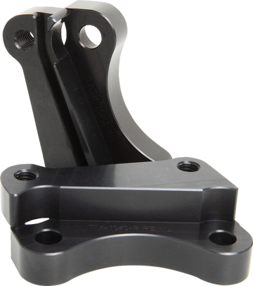 Trask billet aluminum brake caliper mount for 13-inch rotors on Harley Touring