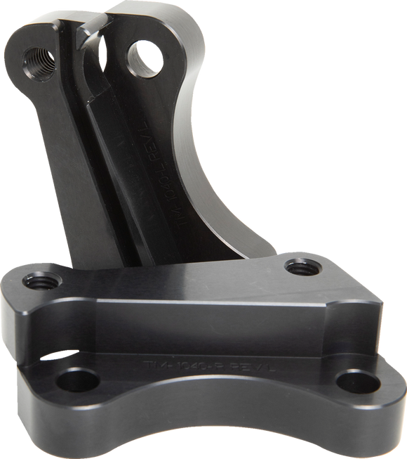 Trask billet aluminum brake caliper mount for 13-inch rotors on Harley Touring