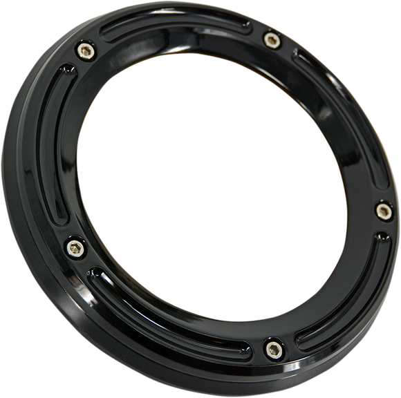 Trask Assault Derby Cover with LEXAN window for Harley Softail and Dyna