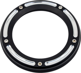 Trask Assault Derby Cover black gloss with window for Harley Dyna Touring Softail