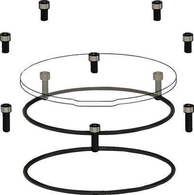 Trask Assault Derby Cover repair kit with window and hardware