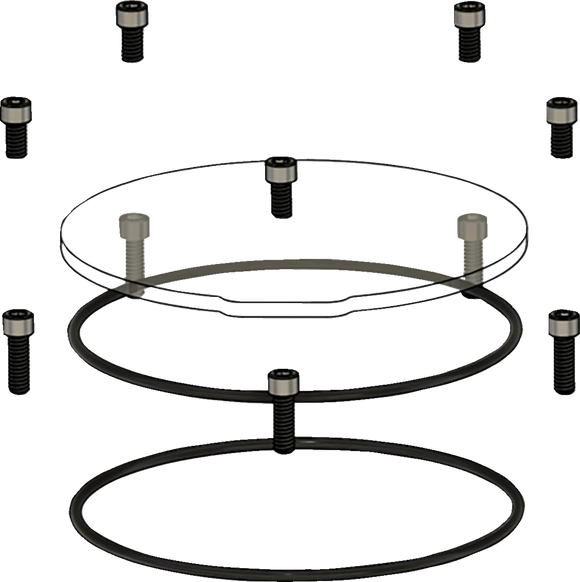 Trask Assault Derby Cover repair kit with window and hardware