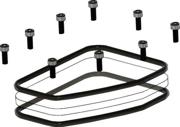 Trask Mystfree Kit machined billet aluminum for Harley Twin Cam Dyna Touring Softail