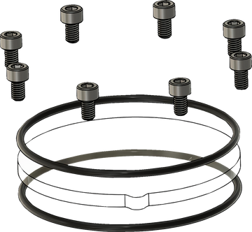 Trask Assault Series cam cover repair kit for Harley-Davidson Milwaukee-Eight engines