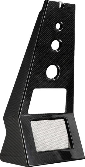Trask Assault Armor carbon fiber chin spoiler for Harley Touring performance bagger
