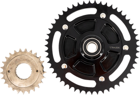 Trask 530 chain drive conversion kit with 54 tooth rear sprocket for Harley-Davidson Touring motorcycles