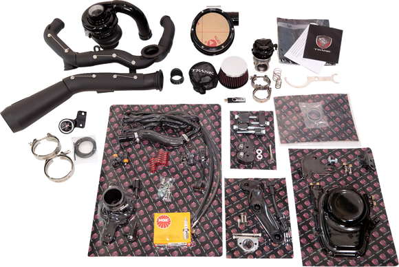 TRASK V-Line 1-1/4 inch handlebar black for Harley Road Glide FLTRX FLTRXS 2015-2020