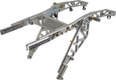Trask billet rear frame tail section with carbon fiber FXR side covers for Harley Touring