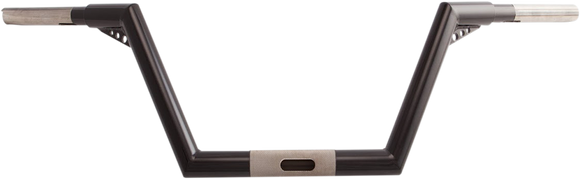 Trask V-Line 1-1/4 inch diameter handlebar in black powder coat finish for Harley-Davidson