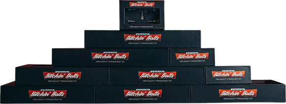 Trask Bitchin' Bolts complete driveline titanium hardware kit for Harley Touring